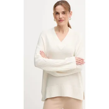 Pánské oblečení Svetr s příměsí vlny United Colors of Benetton 1244D403A béžová 01X, vel. M