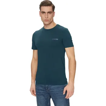 Guess Jeans U5GM30 KCPZ1 Pánské tričko tmavě tyrkysové XL