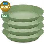 Sada 4 hlubokých talířů zeleň Connect Koziol