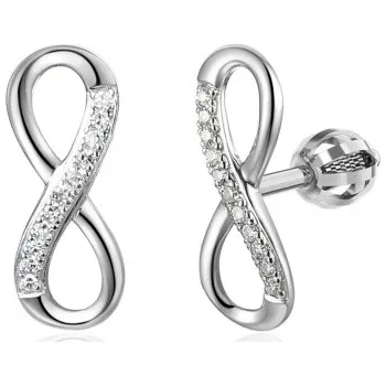 Náušnice Gems, Diamantové pecky Eternity, bílé zlato a brilianty, 585-38-3-8060.1B00.0.00.HSISC.000.05