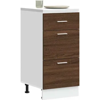 vidaXL Spodní skříňka "Lyon" hnědý dub 40x46x81,5 cm, konstrukční dřevo