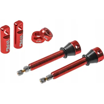 Příslušenství pro čtečku elektronické knihy Bezdušové ventilky - sada Wag Tubeless, červené, Presta 44 mm, (2 kusy)