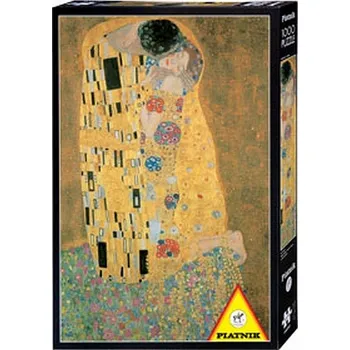 Puzzle Piatnik Puzzle 1000 dílků Piatnik Klimt Polibek Puzzle 1000 dílků