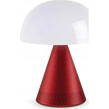 Lampička Stolní lampička Lexon Mina L Audio červená, výkon až 5 W