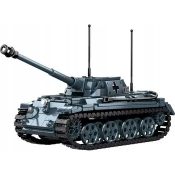 ostatní stavebnice Stavebnice model tank King Tiger + voják a vojenské příslušenství 468dílů (KL24)