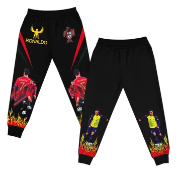 Numberoplus Dětské fotbalové platené tepláky Portugalsko - Ronaldo CR7 Velikost: 8-let.(vel.122)