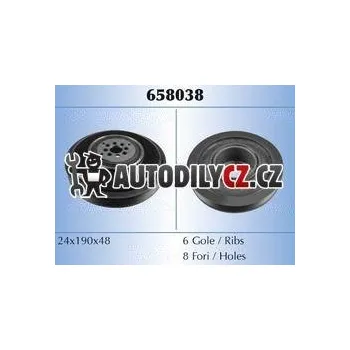 Kliková hřídel Řemenice klikové hřídele STARTLINE, RS 658038