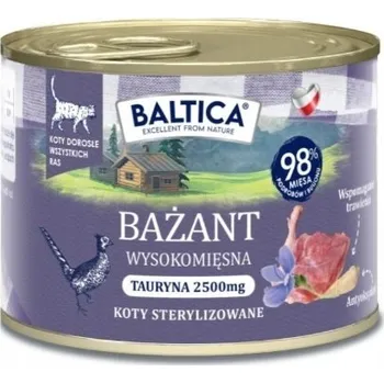 Krmivo pro kočku Krmivo mokré pro kočky Baltica Chutě regionů bažant monoproteinová konzerva 185 g