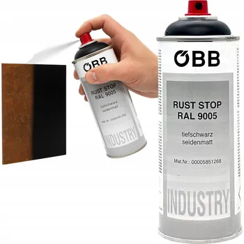 Barva ve spreji Barva barva na rez 4v1 RAL 9005 POLOMAT ve spreji 400ML