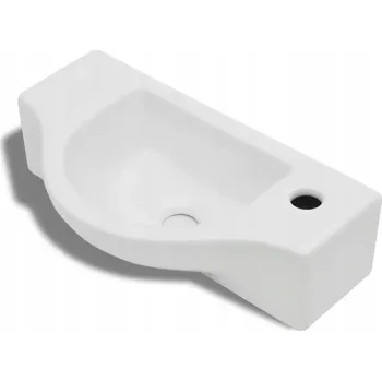 Umyvadlo Nástěnné umyvadlo VidaXL 45 cm bílé