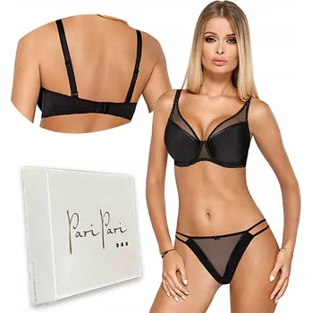 Podprsenka Paripari push-up podprsenka černá velikost 90D