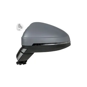 Auto zrcátko Levé zpětné zrcátko AUDI A4 (B9) | 2015-2019 | vyhřívané | nastavení elektrické | s pamětí | s asistentem změny pruhu | 5903107072688