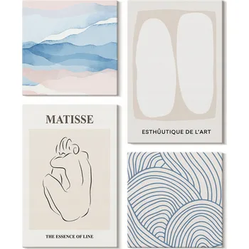 Obraz Sada nástěnných dekorací - Galerie obrazů Abstraktní tvary Matisse