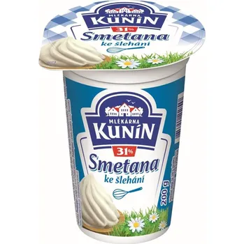 Mlékárna Kunín Smetana ke šlehání 31%