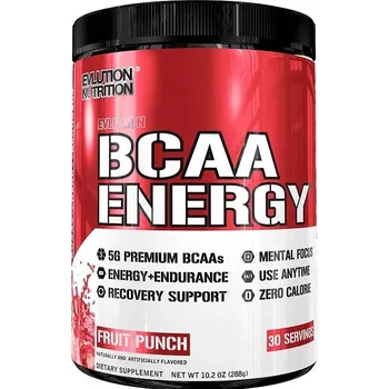 Aminokyselina BCAA Energy prášek Evlution Nutrition 270 g malina