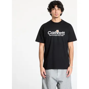 Pánské tričko Tričko Carhartt WIP S/S Label Script T-Shirt UNISEX Black L