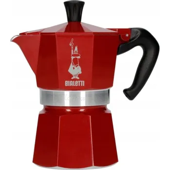 Moka konvice Kávovar Bialetti Moka Express 3tz Červený Deco Glamour