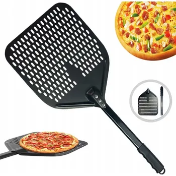 Lopata na pizzu LOPATA NA PIZZU HLINÍKOVÁ S RUKOJETÍ 30X72 CM MM ČTVERCOVÁ