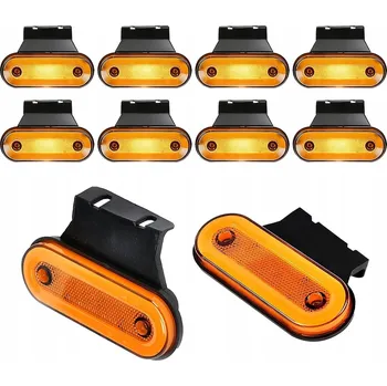 Přídavný světlomet 10 KS OBRYSOVÉ SVĚTLO LED DIODOVÉ OBRYSKOVÉ SVĚTLO OBRYSKY