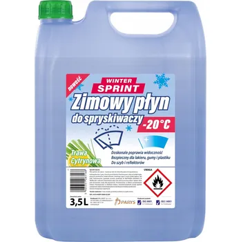 Náplň do chladiče a ostřikovače Zimní kapalina do ostřikovačů -20 °C tráva citrus 3,5 l