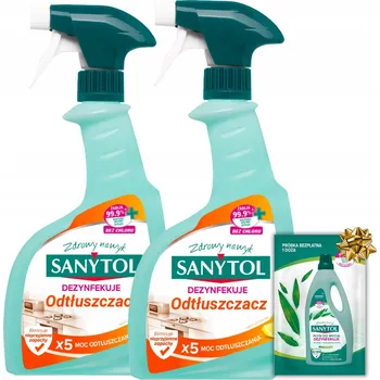 Univerzální čisticí prostředek Sanytol Sprej do Koupelny Čistí Odmašťuje Citrus 500 ml x2 +