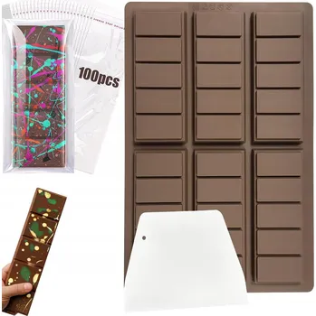 Nádoba na pečení SILIKONOVÁ FORMA NA ČOKOLÁDU FORMA NA ČOKOLÁDOVOU TABULKU