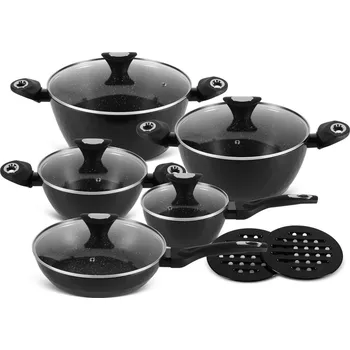 Sada nádobí Sada hrnců Edenberg Decorate Your Kitchen hliníková 12 ks