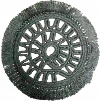 Obraz Podložka černá kulatá průměr 27 cm