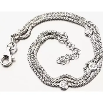 Šperk Náramek ze stříbra 925 B1600132-1264-SLX délka 17 cm