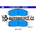 Sada brzdových destiček ATE, AT 605783