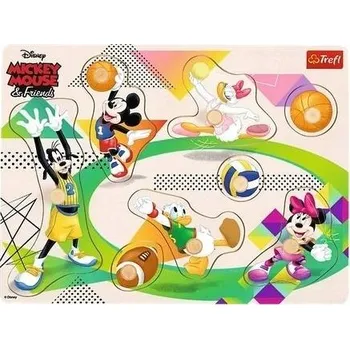 Puzzle PUZZLE Klasické k Sestavení myšák Mickey Pro Děti HRA Procvičuje PAMĚŤ