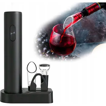 Otvírák Sada OTVÍRÁK TRYCHTÝŘ ZÁTKA KOMPLET Elektrický otvírák na víno 5v1