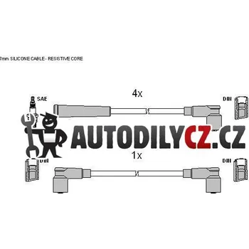 Zapalovací kabel Sada zapalovacích kabelů STARTLINE