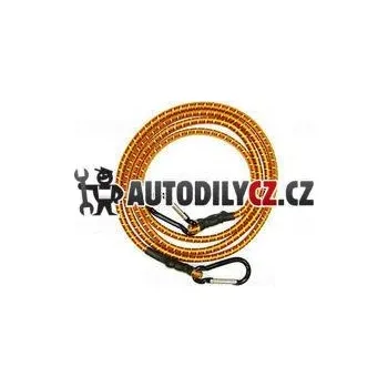 Upínací popruh Upínač pružný 2m s karabinami