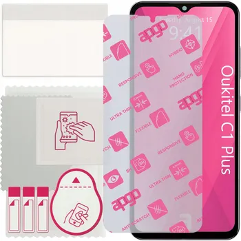 Pouzdro na mobilní telefon Sklo pro Oukitel C1 Plus, alternativa tvrzeného skla, flexibilní