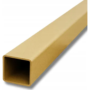 Zábradlí Ocelový profil 25x25 výplň do zábradlí Harfa 240cm Zlatý