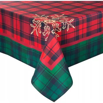 ubrus VÁNOČNÍ BĚHOUN NA STŮL 40x140 VÁNOČNÍ KOSTKA CHERRY