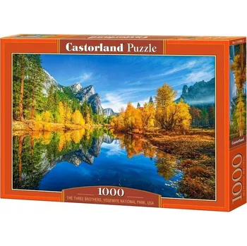 Puzzle Puzzle 1000 dílků Národní park Yosemite, USA Castorland krajina hory les 9+