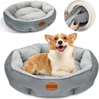 Pelíšek pro psa Pelíšek pro psa kočku, kulaté, měkké, plyšové, protiskluzové Nobleza, 70 cm