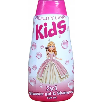 Sprchový gel Princess 2v1 sprchový gel + šampon na vlasy 500ml