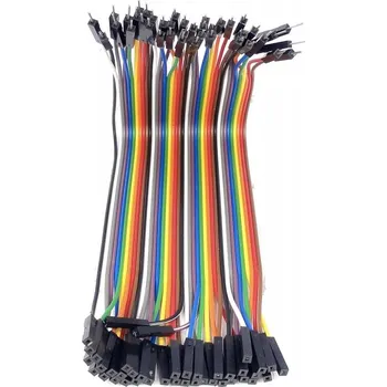 IP kamera Kabel Elektroweb Propojovací vodiče Arduino M-F 30cm 40 kusů