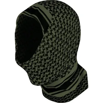 Šátek CONDOR OUTDOOR Šátek MULTI-WRAP multifunkční SHEMAGH ČERNO-ZELENÝ
