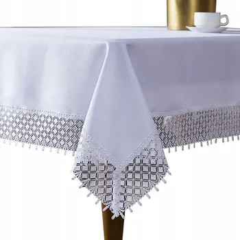 ubrus Elegantní ubrus s krajkou 140x320 053 bílý