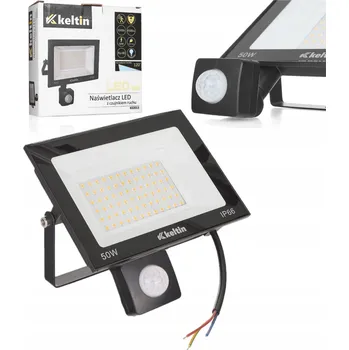 LED reflektor 50W s pohybovým senzorem IP66, studená bílá 6500K