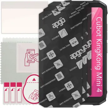 Pouzdro na mobilní telefon 3x MATNÉ Hybridní Sklo pro Cubot KingKong Mini 4, náhrada za tvrzené sklo