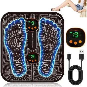 Masážní přístroj EMS MASÁŽNÍ PŘÍSTROJ NA NOHY 19 ÚROVNÍ 8 REŽIMŮ ZLEPŠUJE KREVNÍ OBĚH SKLÁDACÍ PU