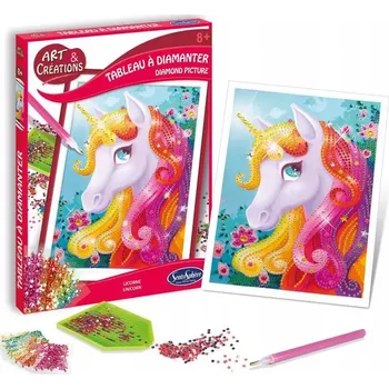 kreativní sada Kreativní sada mozaika malé diamanty Jednorožec