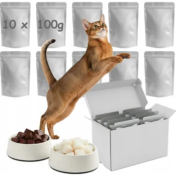 Krmivo pro kočku MOKRÉ KRMIVO KRMIVO PRO KOČKY V KAPSÁCH MIX Kočičích Příchutí PŘÍČESEK JÁTRA 10x100g