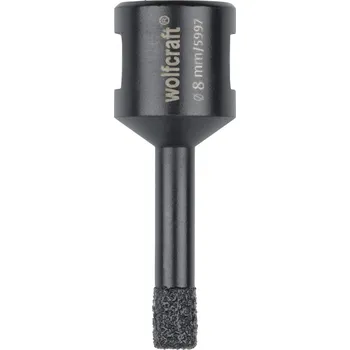 Pilová děrovka Wolfcraft Wolfcraft Ceramic WS děrovka pro úhlovou brusku, 8mm, 35mm hloubka řezu 5997000