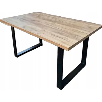 Jídelní stůl Loftový industriální stůl 120x70 Dub Lancelot – různé barvy